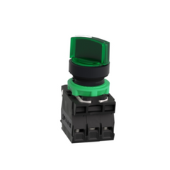 Schneider Electric Harmony XB5 Illuminated Selector Switch Plastic Green Ø22 2 Positions Stay Put 230-240V AC 1 NO + 1 NC XB5AK123M5 - Slide 4