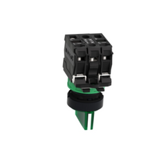 Schneider Electric Harmony XB5 Green Complete Illuminated Selector Switch Ø22 3 Position 1NO + 1NC 24V XB5AK133B5 - Slide 5