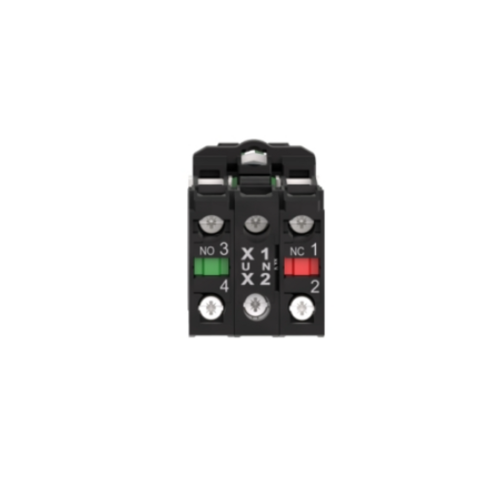 Schneider Electric Green Complete Illuminated Selector Switch Ø22, 3 Position 1NO + 1NC 24V XB5AK133B5