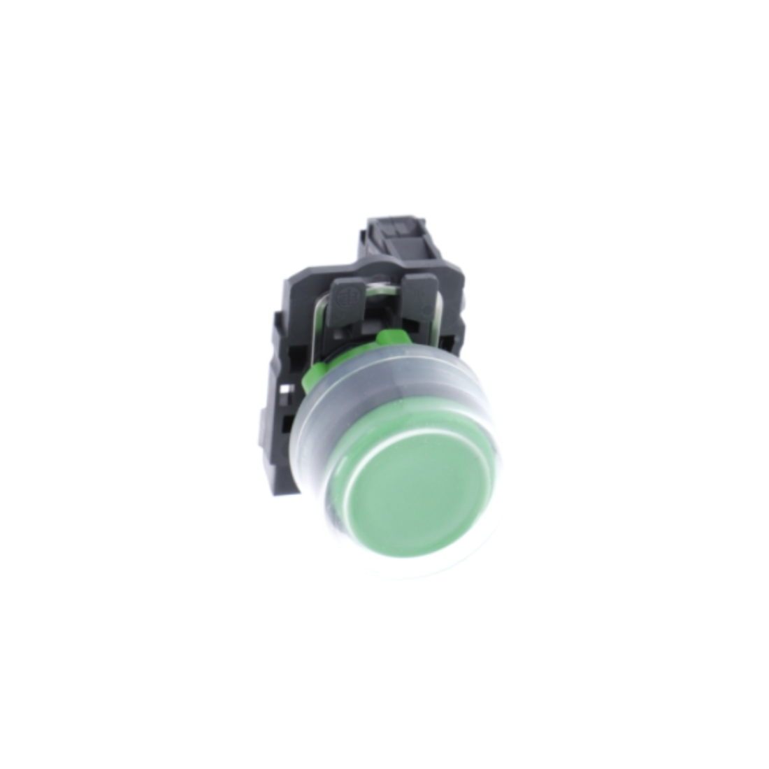 Schneider Electric Push Button Plastic Projecting Black Ø22 Spring Return Booted Unmarked 1 NO XB5AP21