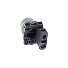 Schneider Electric Harmony XB5 Push Button Plastic Projecting Green Ø22 Spring Return Booted Unmarked 1 NO XB5AP31 - Slide 5