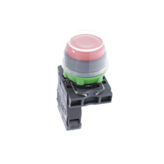 Schneider Electric Harmony XB5 Push Button Plastic Projecting Red Ø22 Spring Return Booted Unmarked 1 NO XB5AP42 - Slide 3