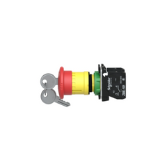 Schneider Electric Harmony XB5 Emergency Stop Switching Off Plastic Red Mushroom Ø40 Ø22 Trigger Latching Key Release 1 NO + 1 NC XB5AS9445 - Slide 4