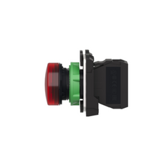 Schneider Electric Harmony XB5 Red Pilot Light Plastic Ø22 Plain Lens for BA9s Bulb <= 250V XB5AV64 - Slide 5