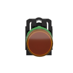 Schneider Electric Harmony XB5 Pilot Light Plastic Orange Ø22 Plain Lens for BA9s Bulb <= 250V XB5AV65 - Slide 2