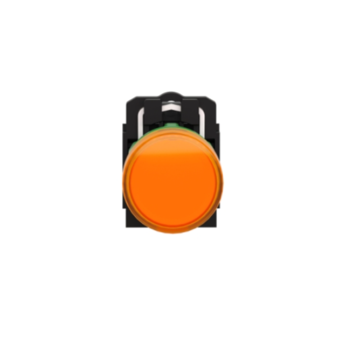 Schneider Electric Harmony XB5 Pilot Light Plastic Orange Ø22 Plain Lens with Integral LED 110-120V AC XB5AVG5