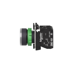 Schneider Electric Harmony XB5 Illuminated Push Button Plastic Flush White 22mm Universal LED Plain Lens 1NO + 1NC 110-120V AC XB5AW31G5 - Slide 7