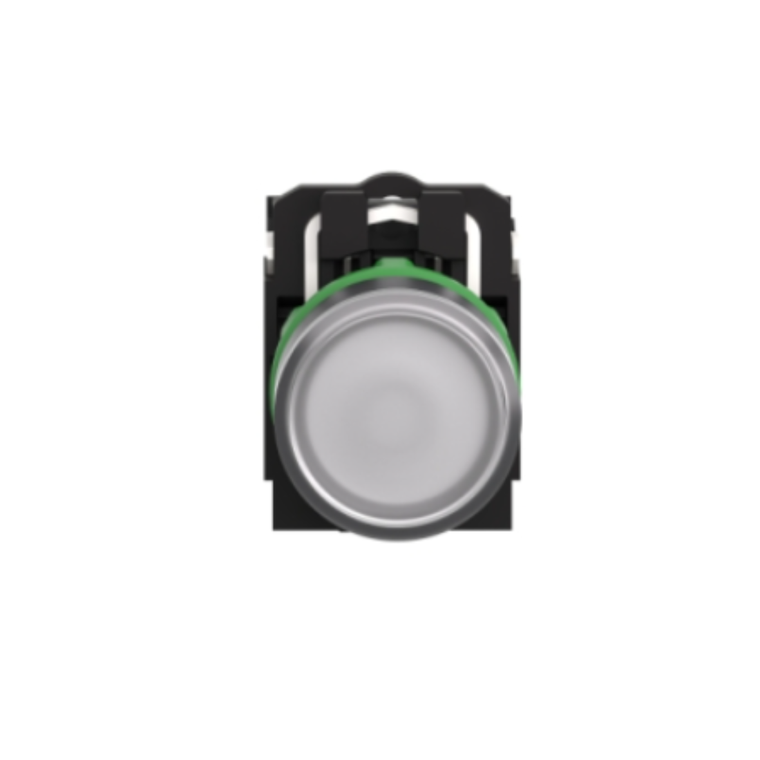 Schneider Electric Harmony XB5 Illuminated Push Button Plastic Flush White Ø22 Spring Return 230-240V AC 1 NO + 1 NC XB5AW31M5