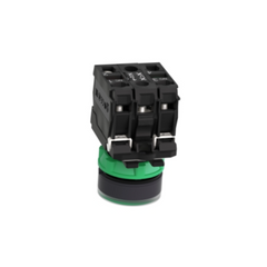 Schneider Electric Harmony XB5 Illuminated Push Button Plastic Flush Green Ø22 Spring Return 110-120V AC 1 NO + 1 NC XB5AW33G5 - Slide 6