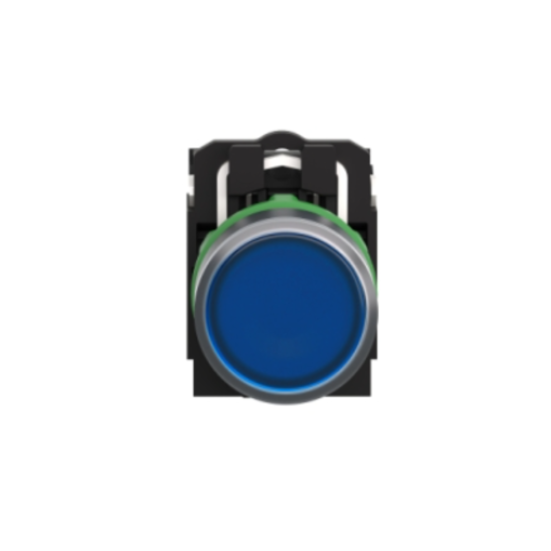 Schneider Electric Harmony XB5 Illuminated Push Button Plastic Flush Blue Ø22 Spring Return 24 V AC/DC 1 NO + 1 NC XB5AW36B5