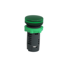 Schneider Electric Harmony XB5 Green Monolithic Pilot Light Ø22 Plain Lens with Integral LED 230-240V XB5EVM3 - Slide 3