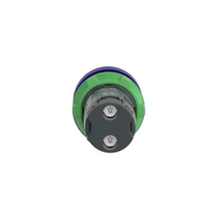 Schneider Electric Harmony XB5 Blue Monolithic Pilot Light Ø22 Plain Lens with Integral LED 230-240V XB5EVM6 - Slide 7