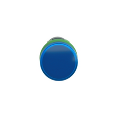 Schneider Electric Harmony XB5 Blue Monolithic Pilot Light Ø22 Plain Lens with Integral LED 230-240V XB5EVM6 - Slide 2