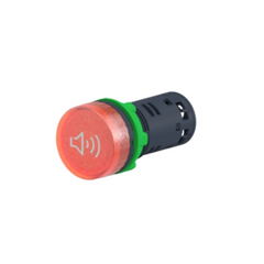 Schneider Electric Harmony XB5 Illuminated Buzzer Plastic Red 22mm Continuous or Intermittent Tone 230-240V AC XB5KS2M4 - Slide 2