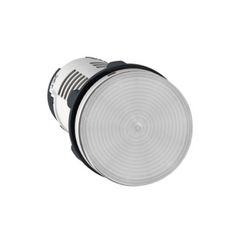 Schneider Electric Harmony XB7 Monolithic Pilot Light Plastic Clear Ø22 Integral LED 110-120V AC XB7EV07GP - Slide 1