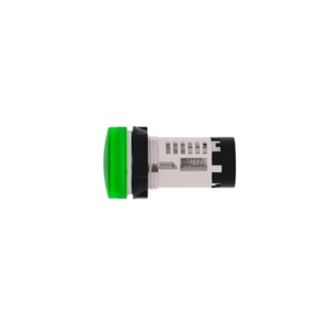 Schneider Electric Harmony XB7 Monolithic Pilot Light Plastic Green Ø22 Plain Lens for BA9s Bulb <= 250V XB7EV63P
