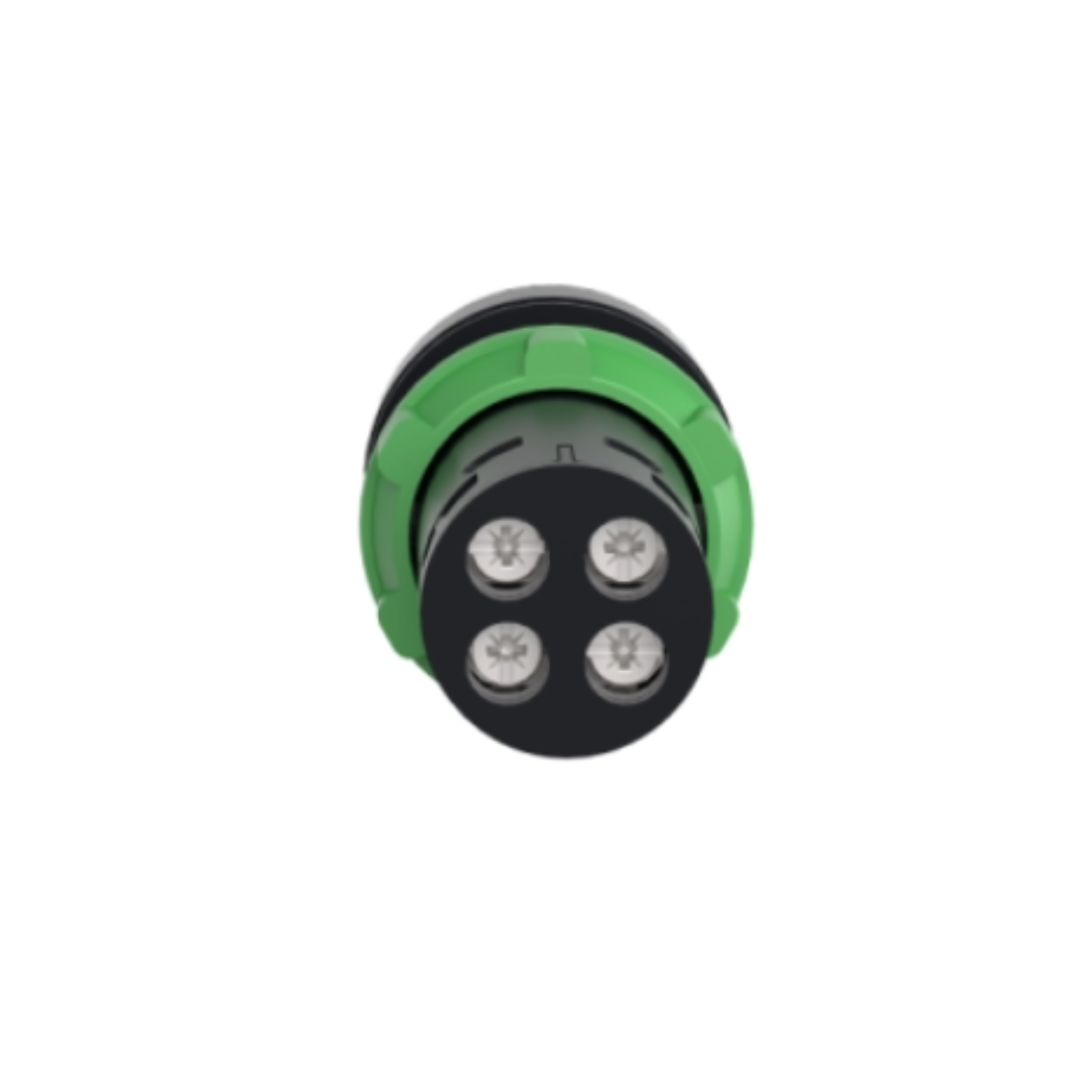 Schneider Electric Harmony XB7 Monolithic Push Button Plastic Black Ø22 Spring Return Unmarked 1 NO + 1 NC XB7NA25