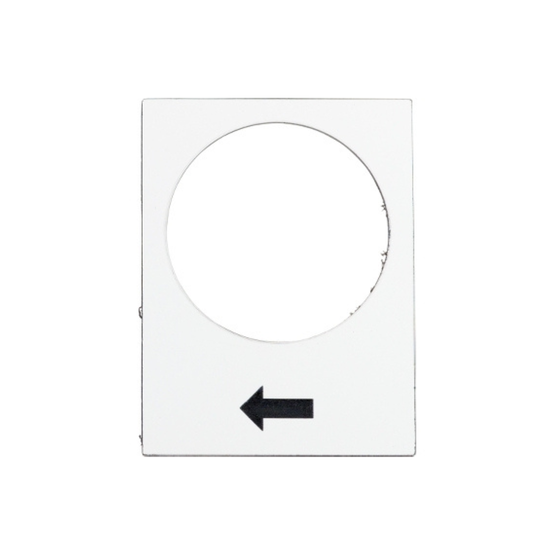 Schneider Electric Marked Legend 30 X 40mm White Raise or Right Slow ZB2BY4901