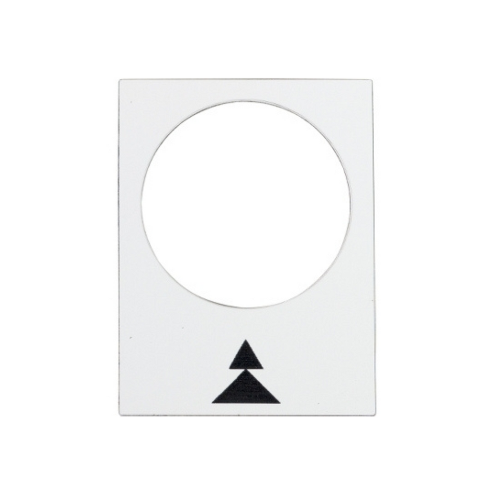 Schneider Electric Marked Legend 30 X 40mm White Right Slow-Fast ZB2BY4909