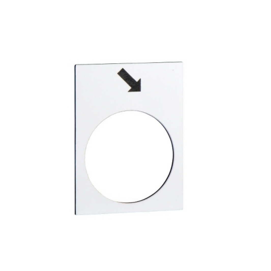 Schneider Electric Legend 30x40mm White Forward Slow ZB2BY4913