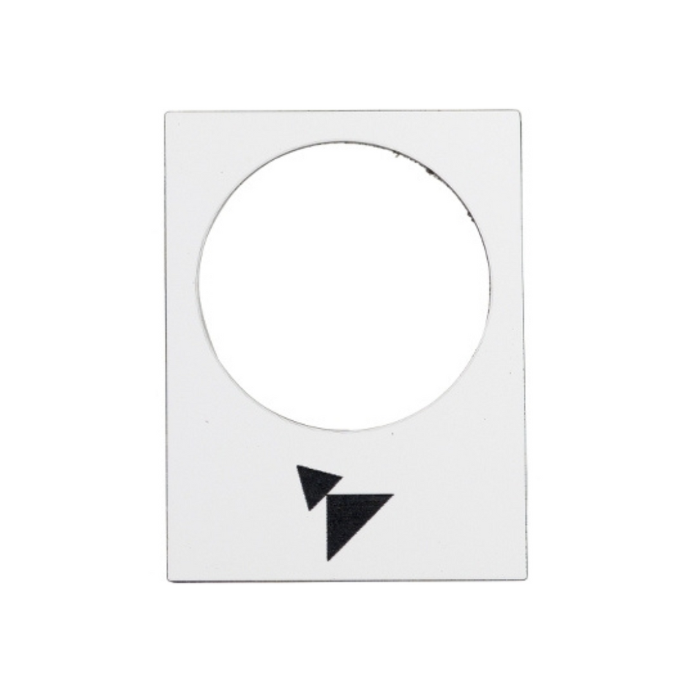 Schneider Electric Marked Legend 30 X 40mm White Forward Slow-Fast ZB2BY4915