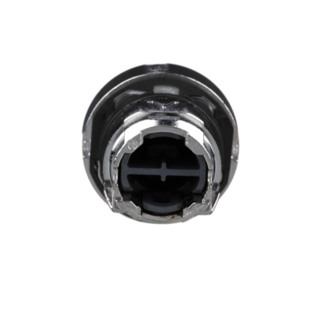 Schneider Electric Harmony XB4 Black Flush Push Button Head Ø22 Spring Return Unmarked ZB4BA2