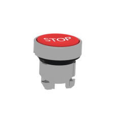 Schneider Electric Harmony XB4 Red Flush Push Button Head Ø22 Spring Return STOP ZB4BA434 - Slide 7