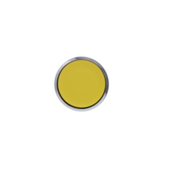Schneider Electric Yellow Flush Illuminated Pushbutton Head Ø22 Spring Return Unmarked ZB4BA5 - Slide 2