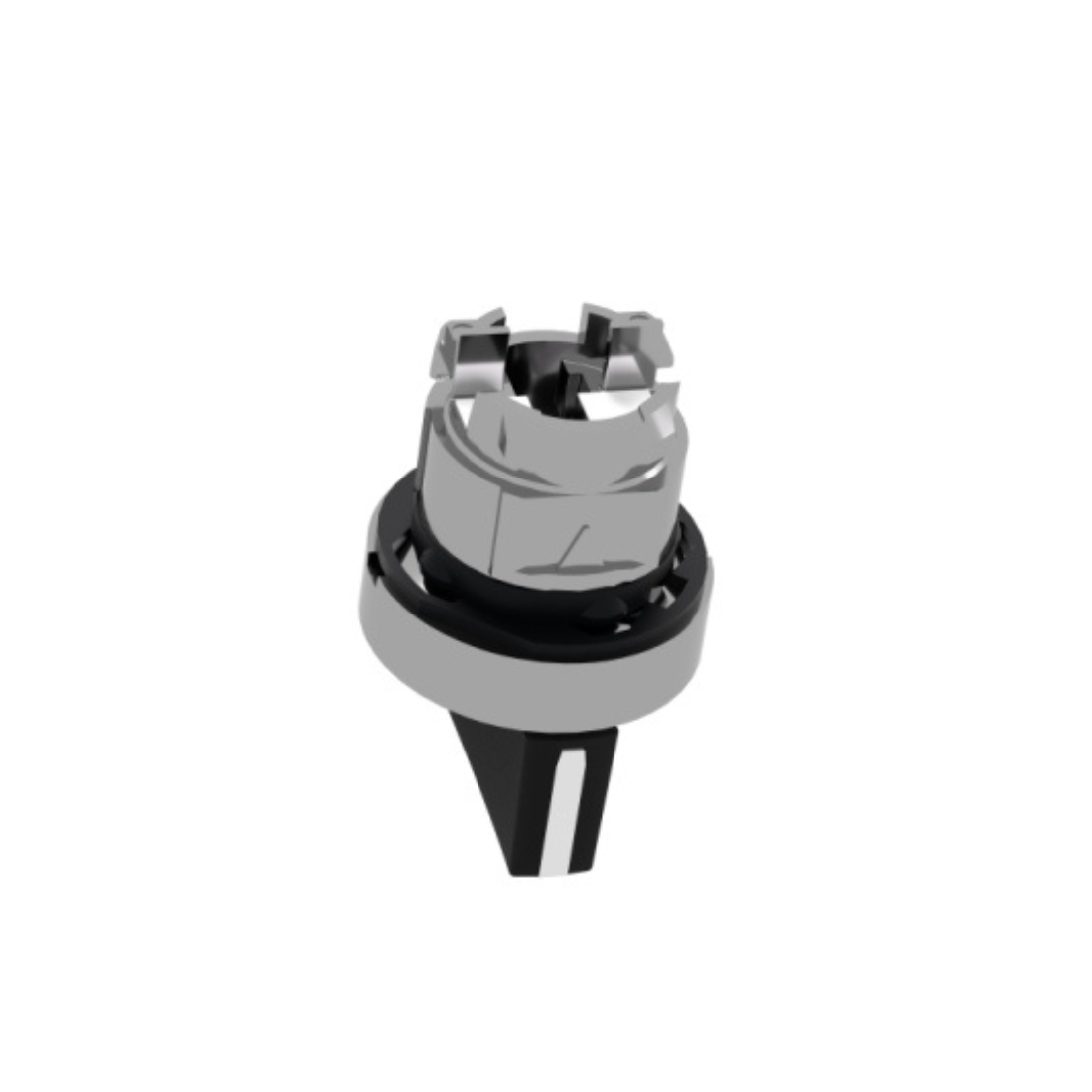 Schneider Electric Harmony XB4 Black Selector Switch Head Ø22 3-Position Spring Return ZB4BD8