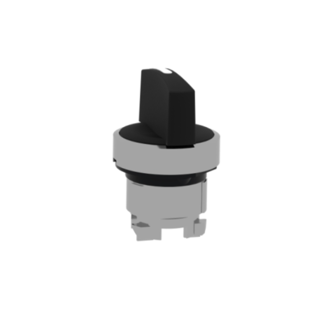 Schneider Electric Harmony XB4 Black Selector Switch Head Ø22 3-Position Spring Return ZB4BD8