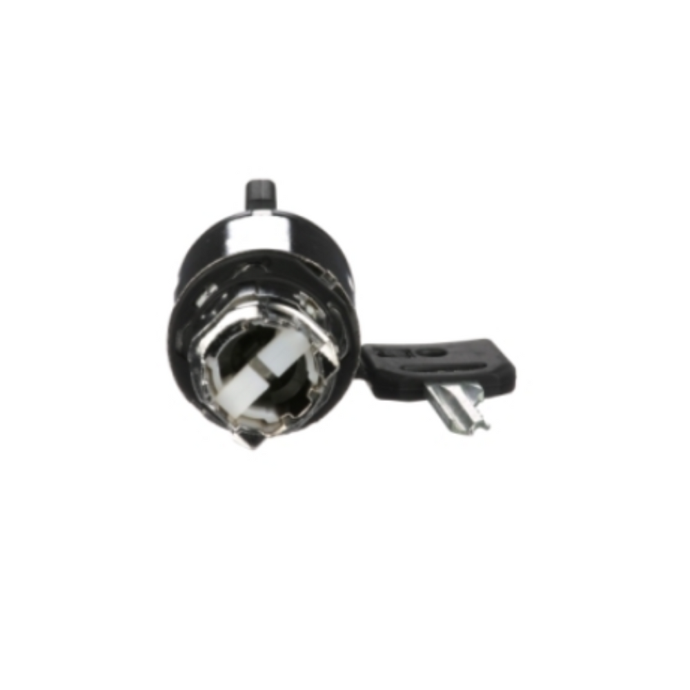 Schneider Electric Key Switch Selector Head Metal Black Ø22 Key n°455 2 Positions Stay Put ZB4BG4
