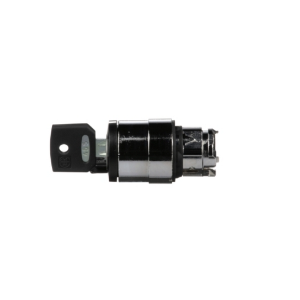 Schneider Electric Key Switch Selector Head Metal Black Ø22 Key n°455 2 Positions Stay Put ZB4BG4