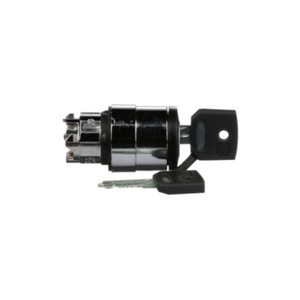 Schneider Electric Key Switch Selector Head Metal Black Ø22 Key n°455 2 Positions Stay Put ZB4BG4