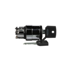 Schneider Electric Harmony XB4 Key Switch Selector Head Metal Black Ø22 Key n°455 2 Positions Stay Put ZB4BG4 - Slide 2