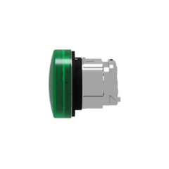 Schneider Electric Harmony XB4 Green Pilot Light Head Ø22 Plain Lens for Integral LED ZB4BV033 - Slide 4