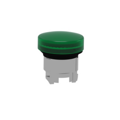 Schneider Electric Harmony XB4 Green Pilot Light Head Ø22 Plain Lens for Integral LED ZB4BV033 - Slide 5