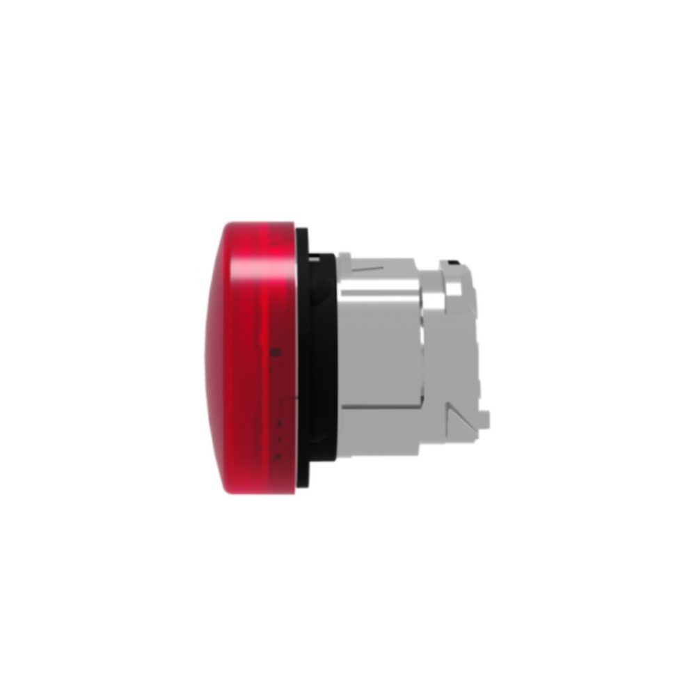 Schneider Electric Harmony XB4 Red Pilot Light Head Ø22 Plain Lens for Integral LED ZB4BV043