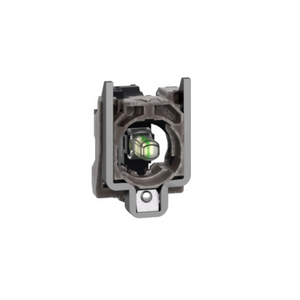 Schneider Electric Harmony XB4 White Light Block with Body/Fixing Collar Integral LED 24-120V ZB4BVBG1