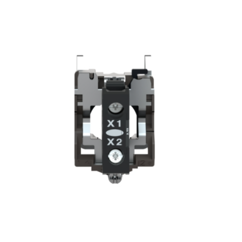 Schneider Electric Harmony XB4 Orange Light Block with Body/Fixing Collar Integral LED 24-120V ZB4BVBG5