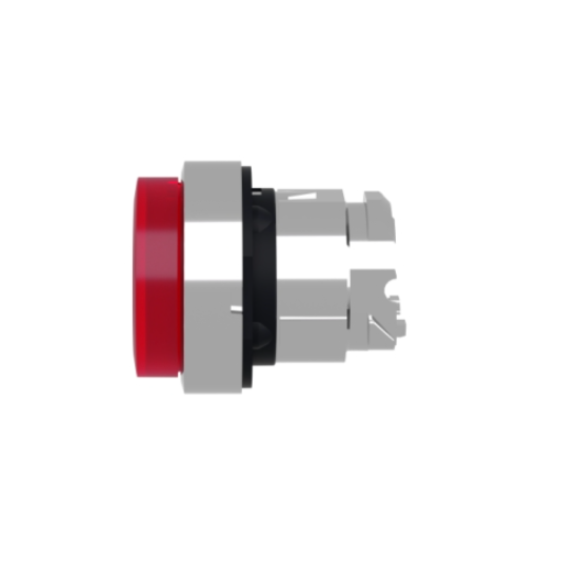 Schneider Electric Harmony XB4 Red Projecting Illuminated Pushbutton Head Ø22 Spring Return for Integral LED ZB4BW143