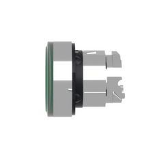 Schneider Electric Harmony XB4 Green Flush Illuminated Push Button Head Ø22 Spring Return for Integral LED ZB4BW333 - Slide 3