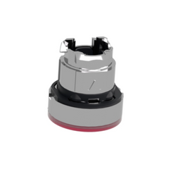 Schneider Electric Harmony XB4 Red Flush Illuminated Push Button Head Ø22 Spring Return for Integral LED ZB4BW343 - Slide 6