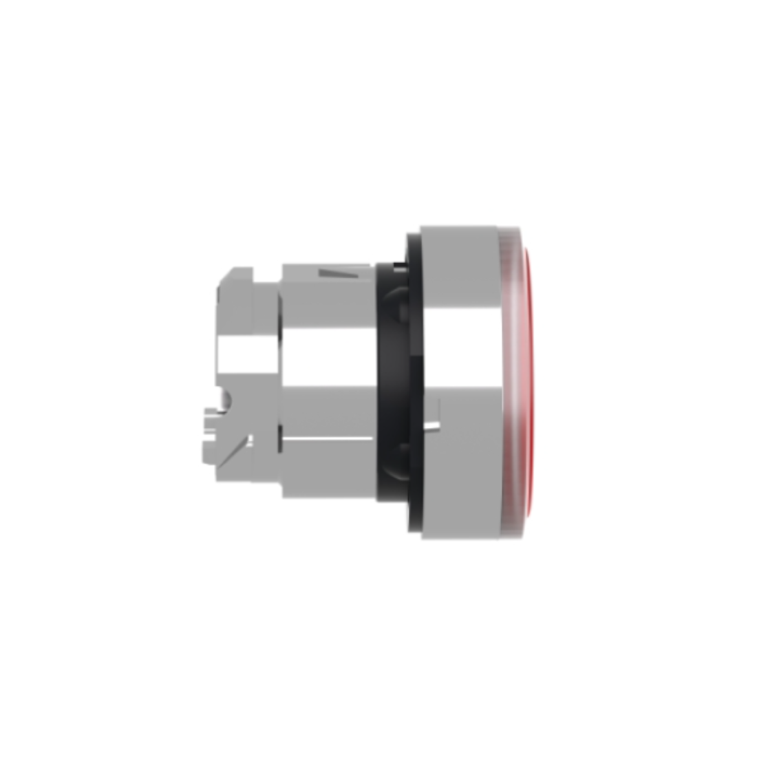 Schneider Electric Harmony XB4 Red Flush Illuminated Pushbutton Head Ø22 Spring Return for BA9s Bulb ZB4BW34