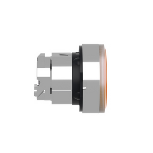 Schneider Electric Harmony XB4 Head for Illuminated Push Button Metal Orange Flush 22mm Universal LED Spring Return Plan Lens ZB4BW353