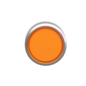 Schneider Electric Harmony XB4 Head for Illuminated Push Button Metal Orange Flush 22mm Universal LED Spring Return Plan Lens ZB4BW353