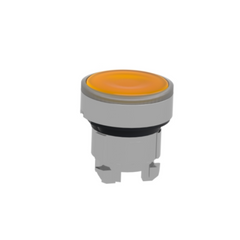 Schneider Electric Harmony XB4 Orange Flush Illuminated Pushbutton Head Ø22 Spring Return for BA9s Bulb ZB4BW35 - Slide 3
