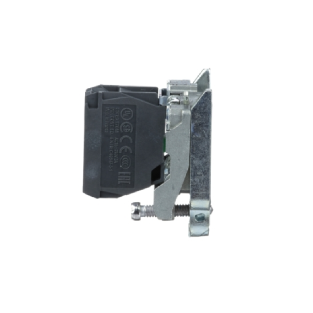 Schneider Electric Harmony XB4 Single Contact Block with Body/Fixing Collar 1NO Screw Clamp Terminal ZB4BZ101