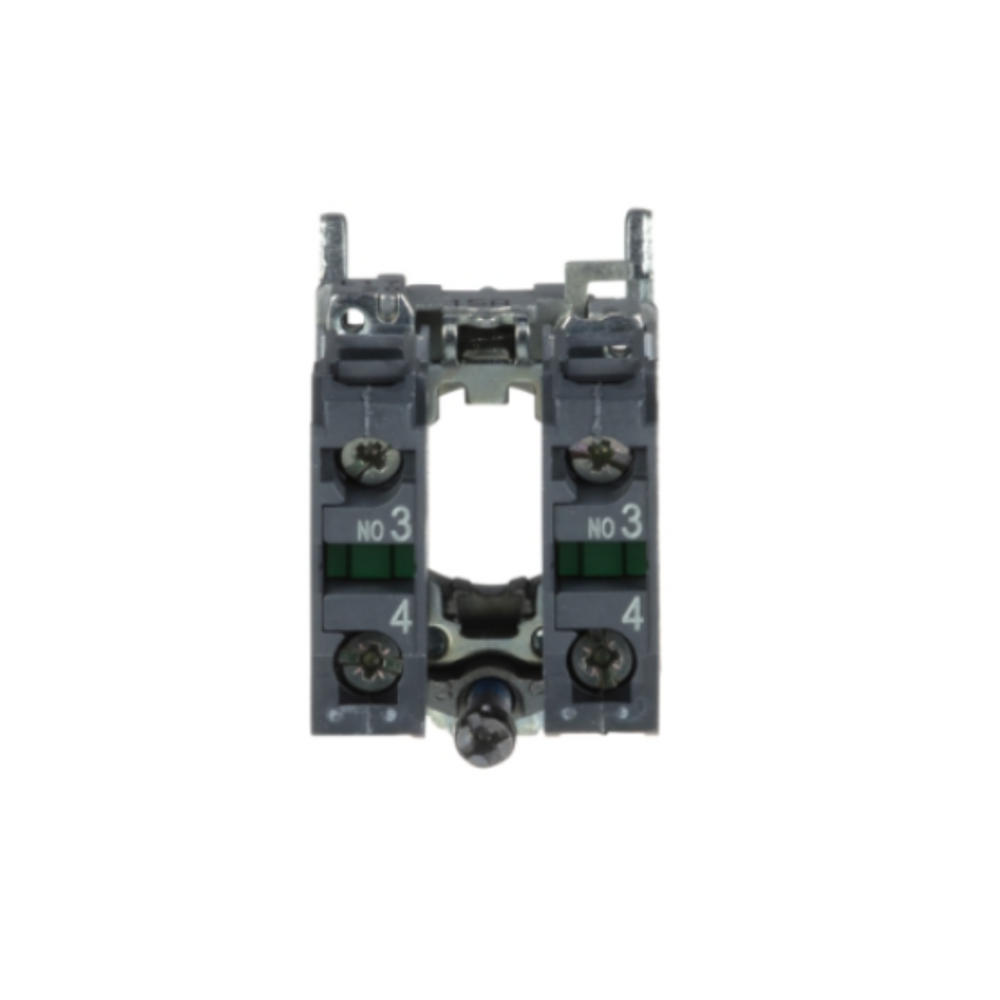 Schneider Electric Harmony XB4 Single Contact Block with Body/Fixing Collar 2NO Screw Clamp Terminal ZB4BZ103