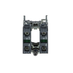 Schneider Electric Harmony XB4 Single Contact Block with Body/Fixing Collar 2NO Screw Clamp Terminal ZB4BZ103 - Slide 4