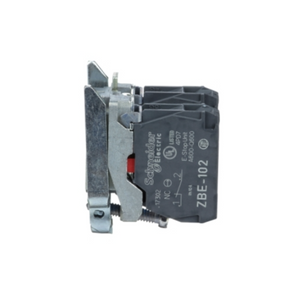 Schneider Electric Harmony XB4 Single Contact Block with Body/Fixing Collar 2NC Screw Clamp Terminal ZB4BZ104